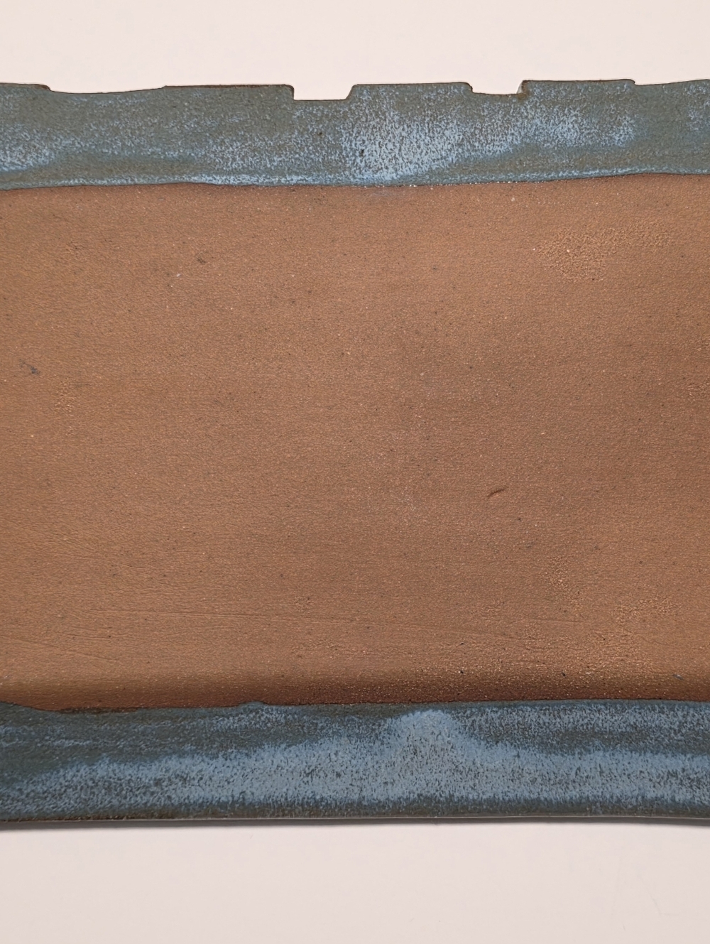 Southwestern Mesa Serving Tray Artisan Home Decor Handmade Pottery Teal Glaze - Picture 8 of 10